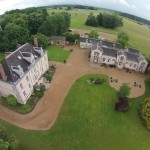 Vue aérienne du domaine de Belair